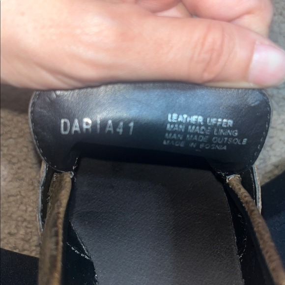 Miz Mooz Daria Loafer Chunky Platform Lug Sole Brown 41 - Picture 7 of 9